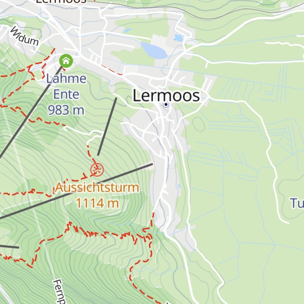 Map of Gamsbar