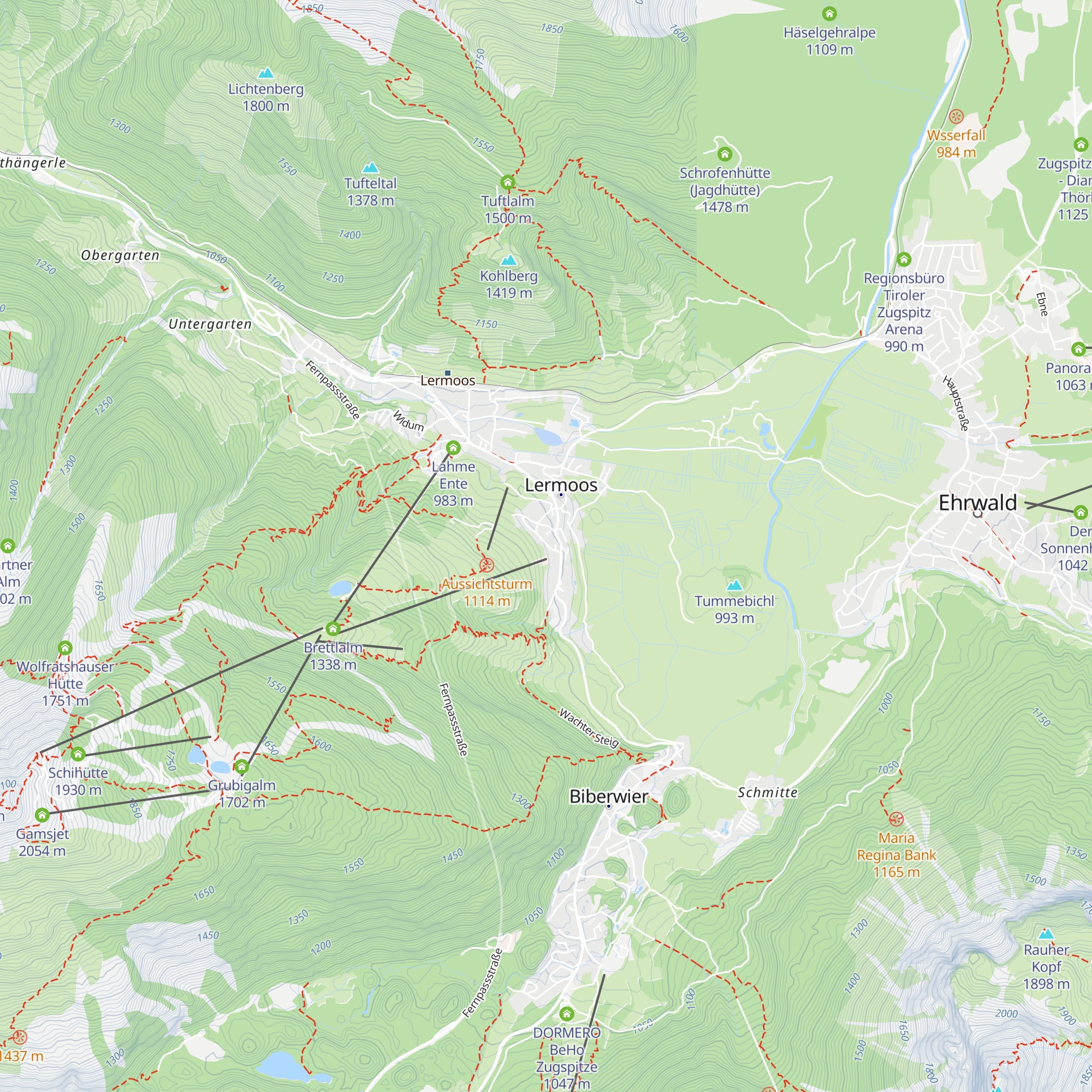 Gamsbar map