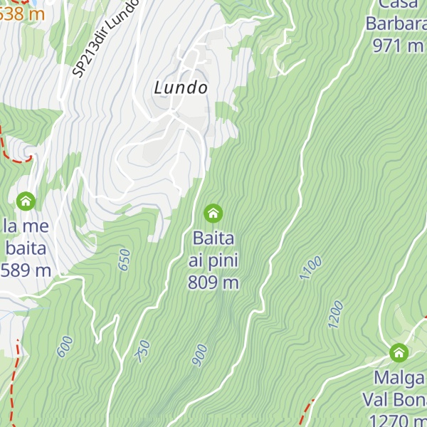 Map of Baita ai pini