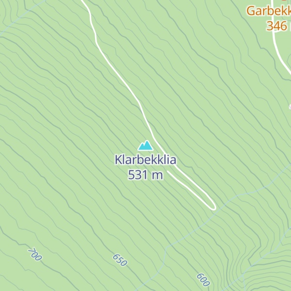Map of Klarbekklia