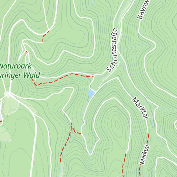 Map of Wanderhütte Knöpfelstaler Teich