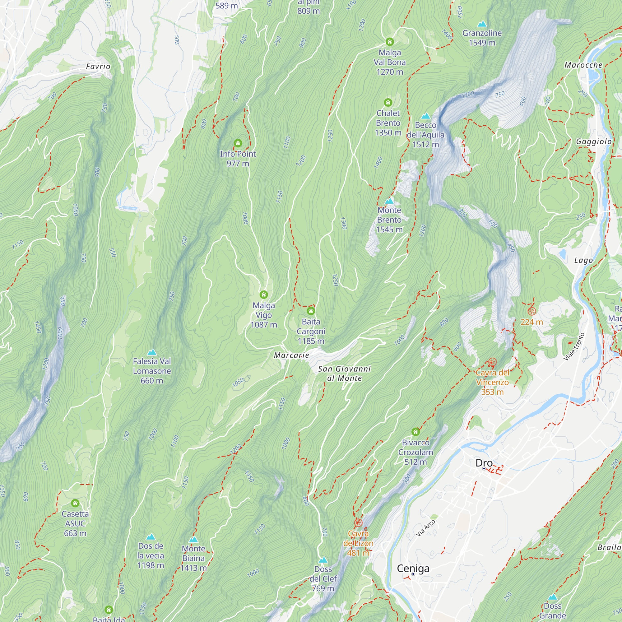 Baita Cargoni map