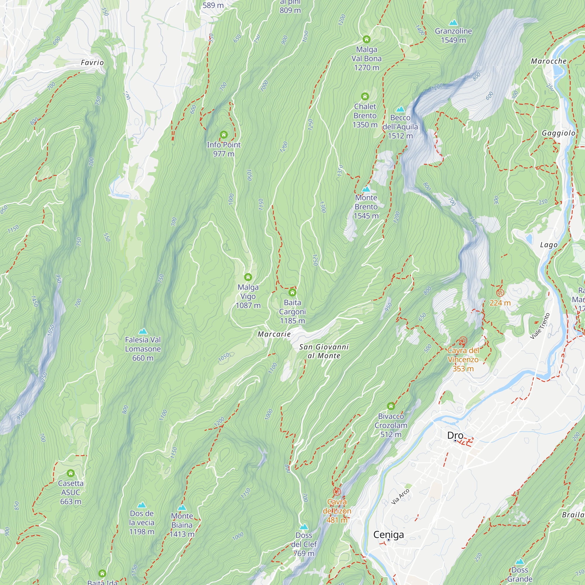 Baita Cargoni map