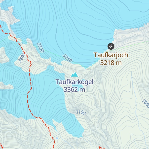 Map of Taufkarkogel