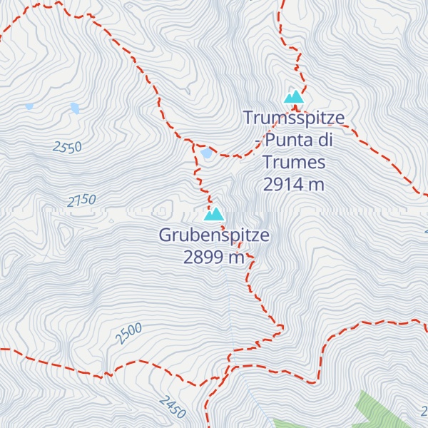 Map of Grubenspitze