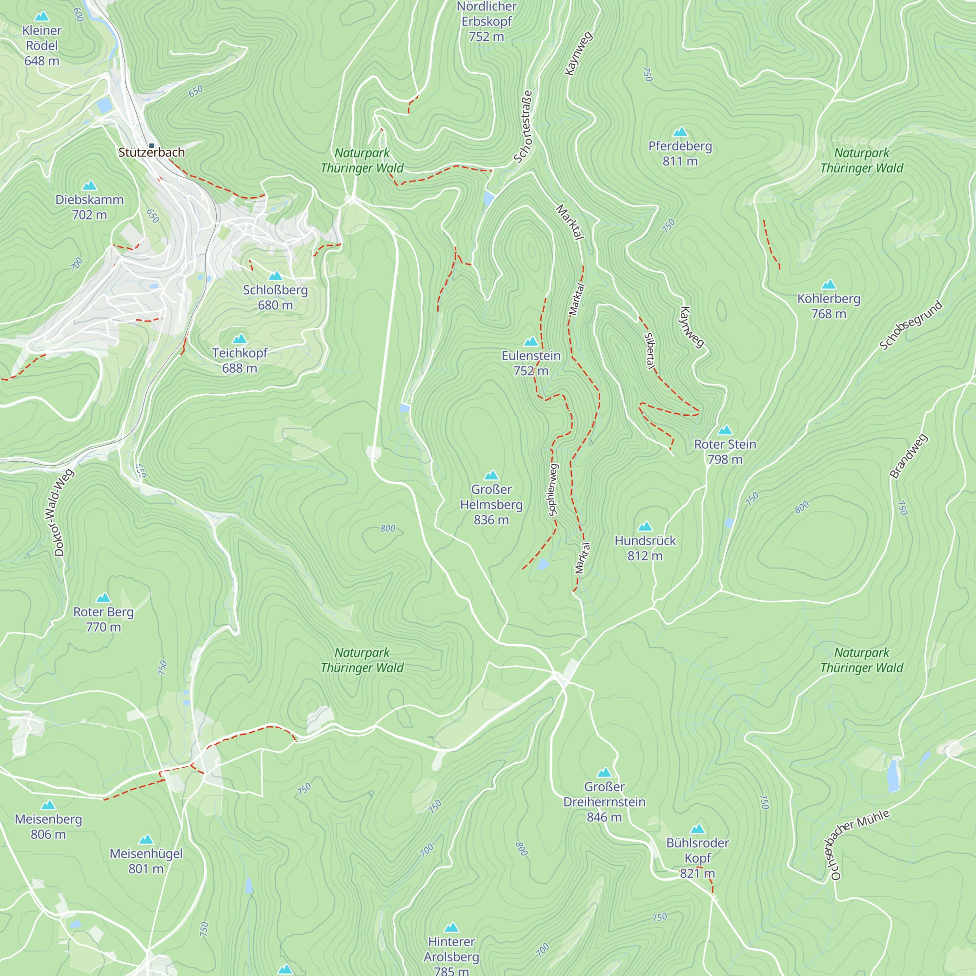 Jagdhütte Helmsberg map
