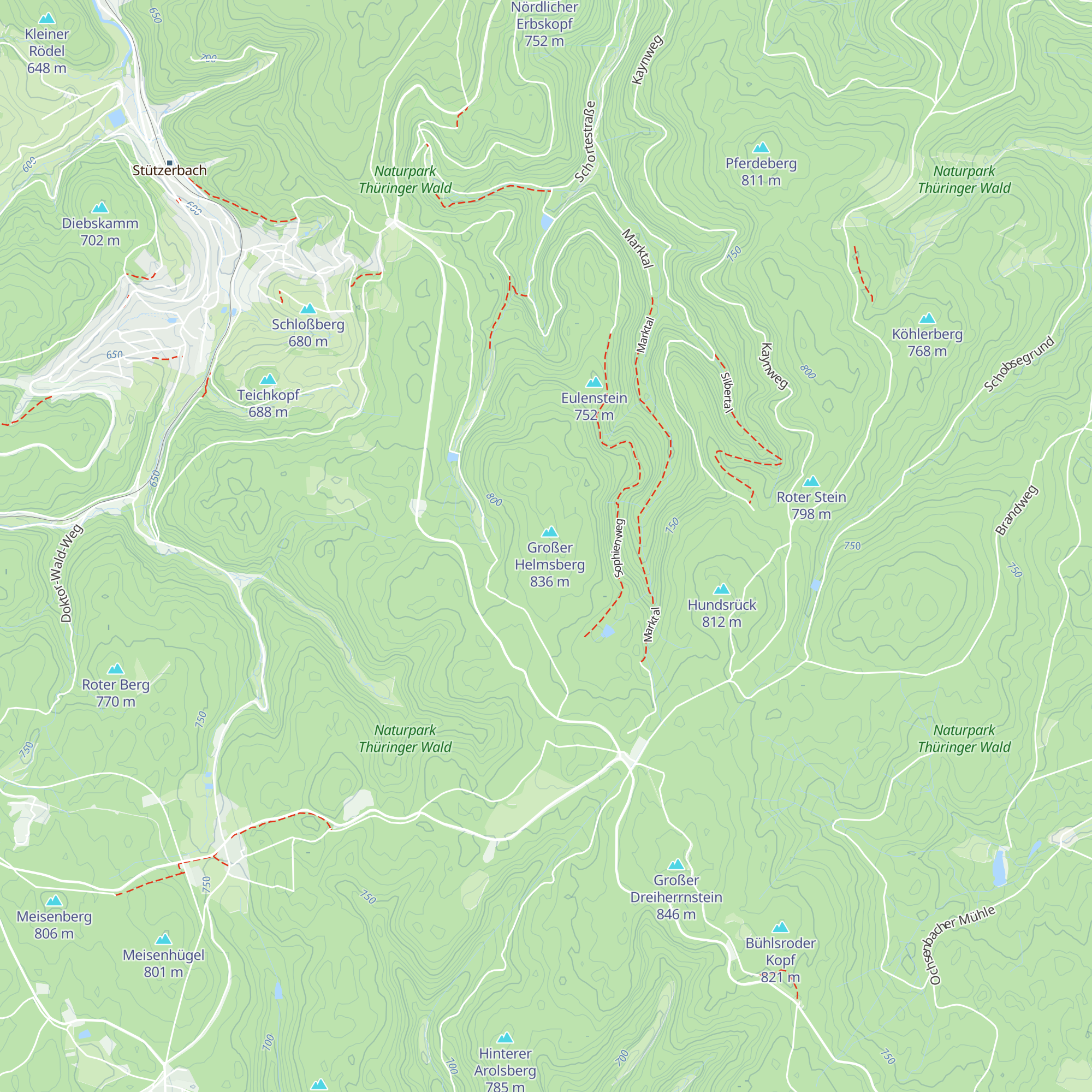 Jagdhütte Helmsberg map