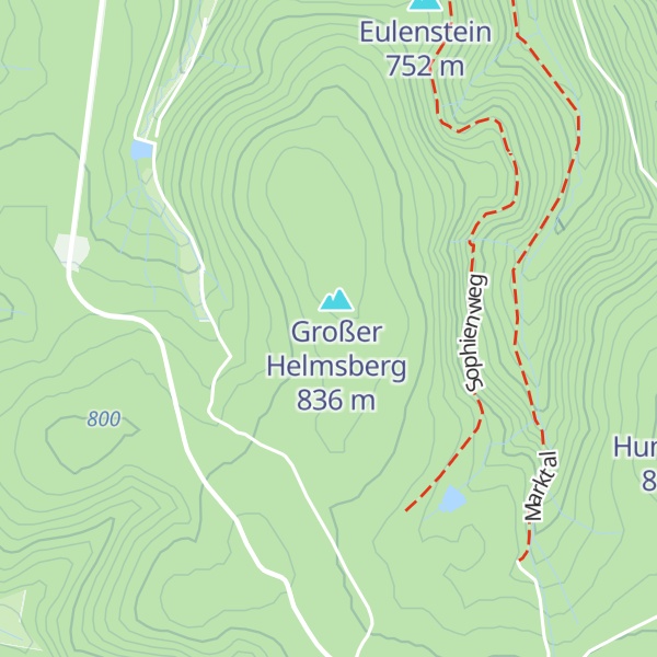 Map of Jagdhütte Helmsberg