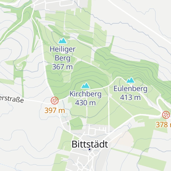 Map of Kirchberg
