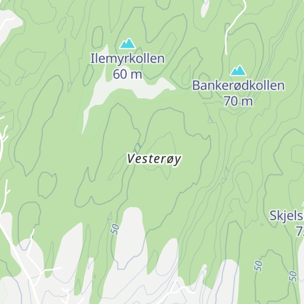 Map of Deleberget