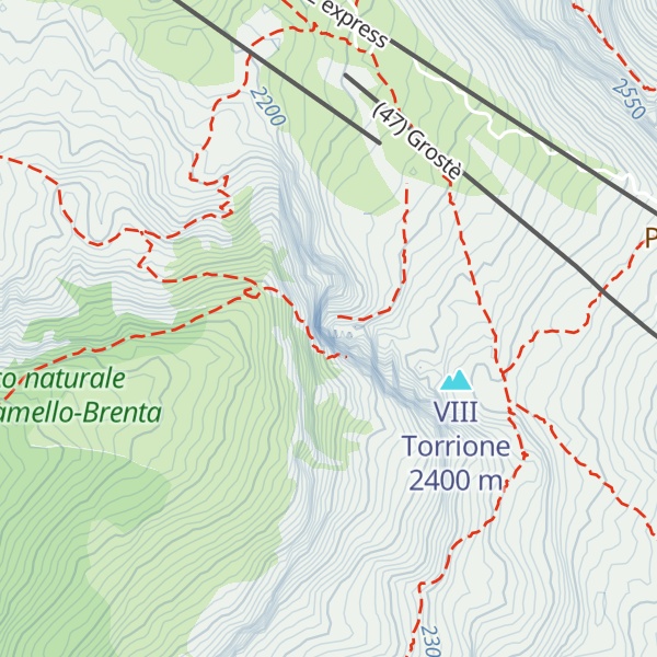 Map of Torrione SAT