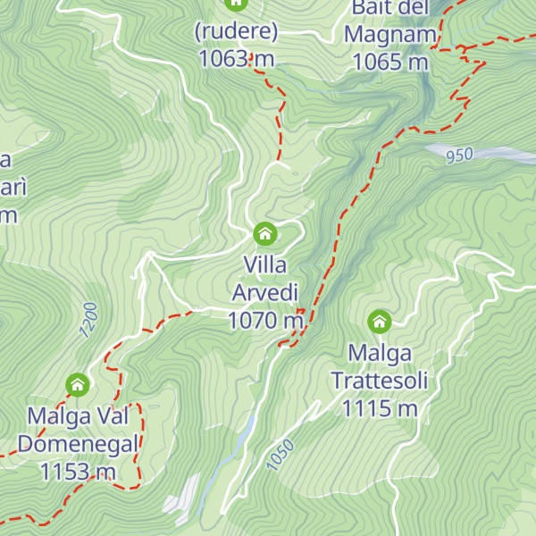 Map of Colonia Montana Madonna della Neve