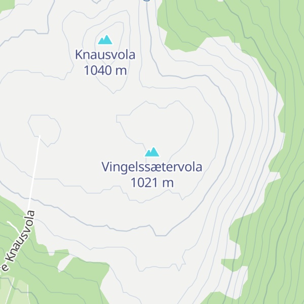 Map of Vingelssætervola