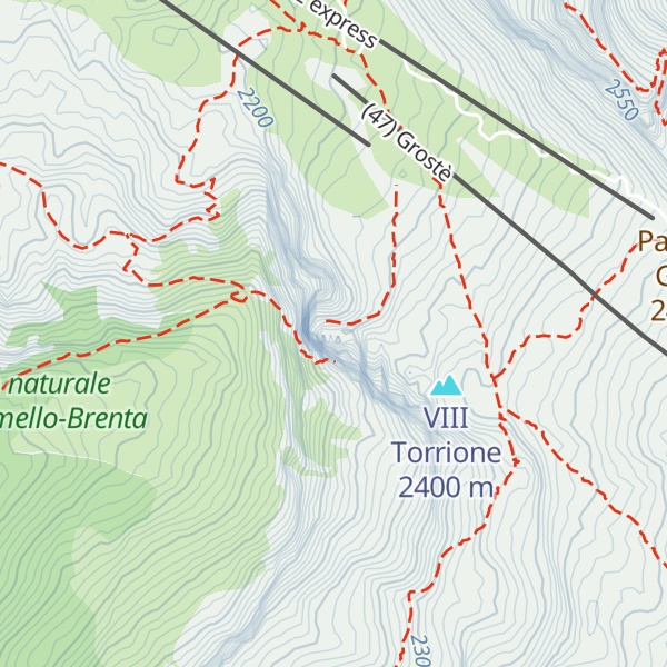 Map of Corna Rossa