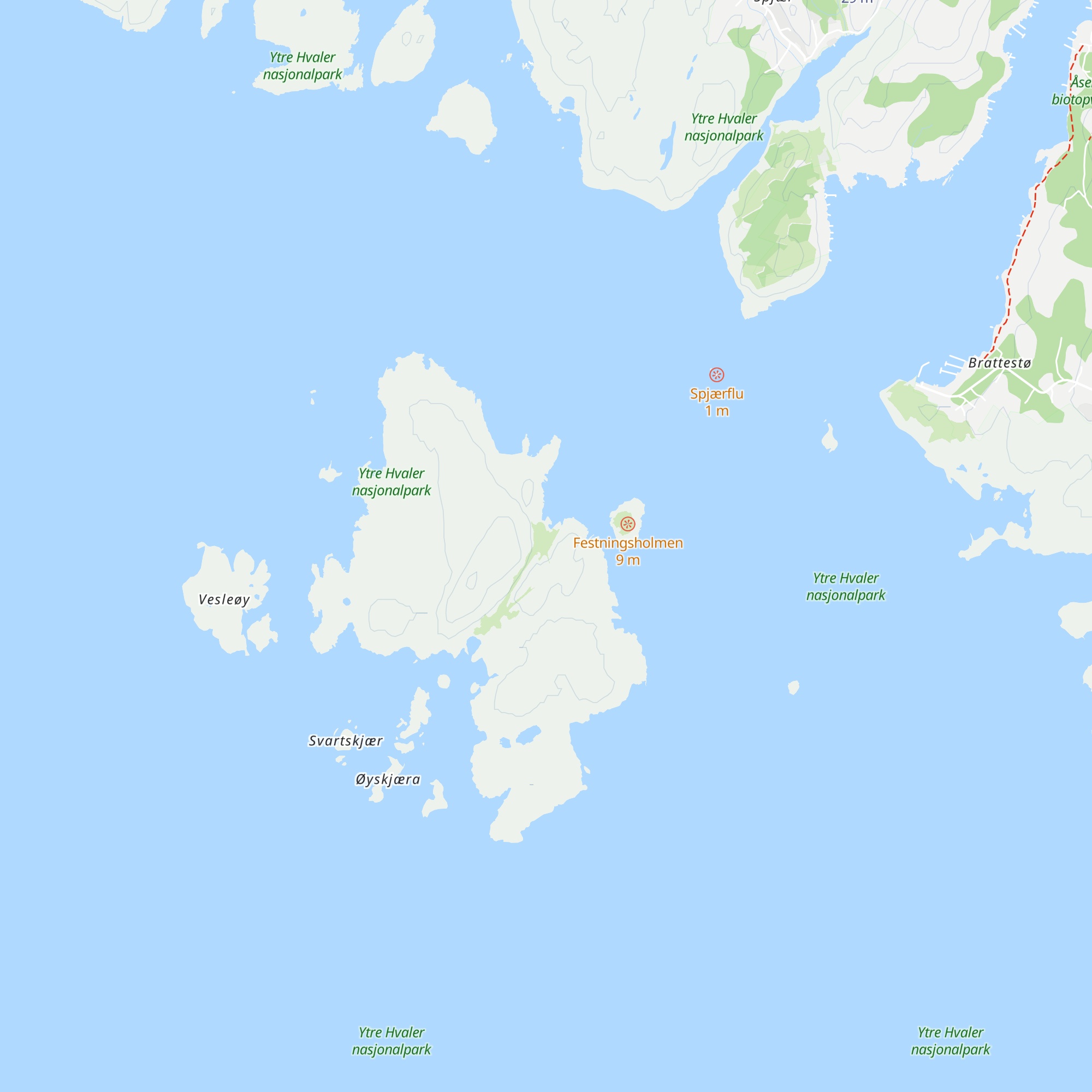 Akerøya map