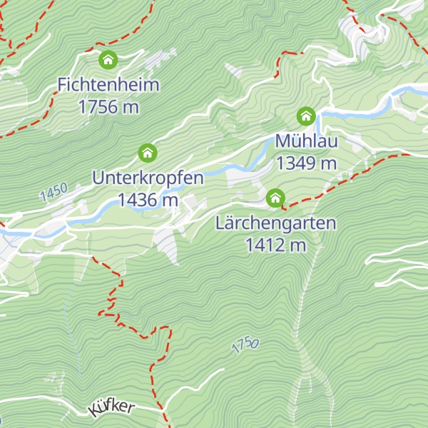 Map of Waldruhe