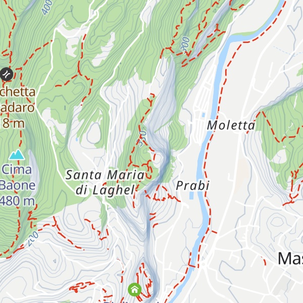 Map of Monte Colodri