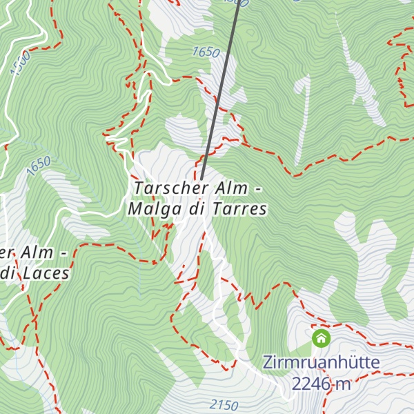 Map of Tarscher Alm