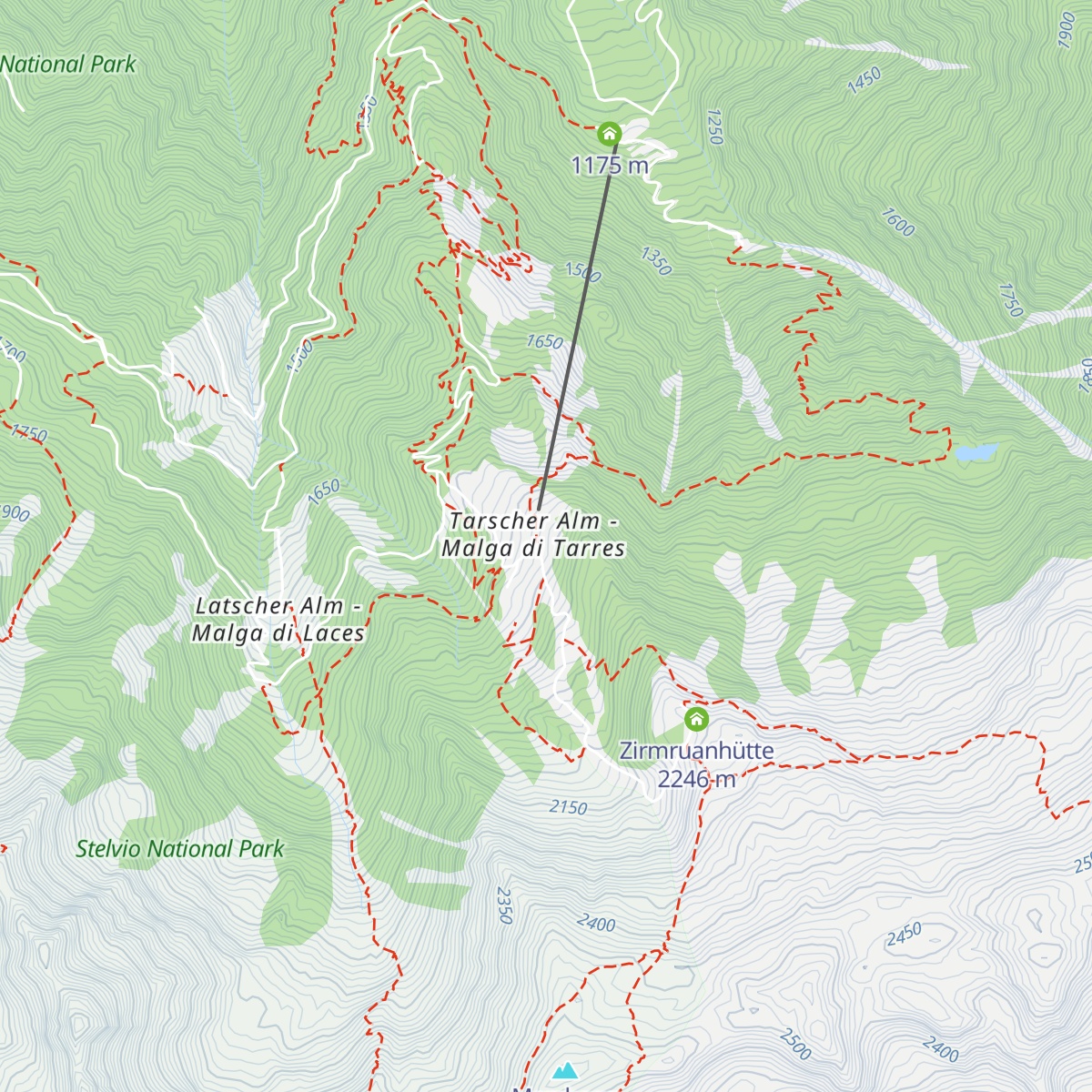 Tarscher Alm map
