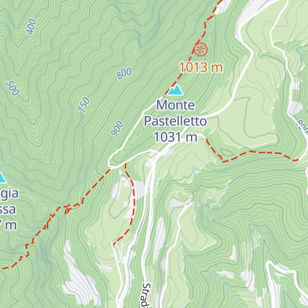 Map of Paroletto