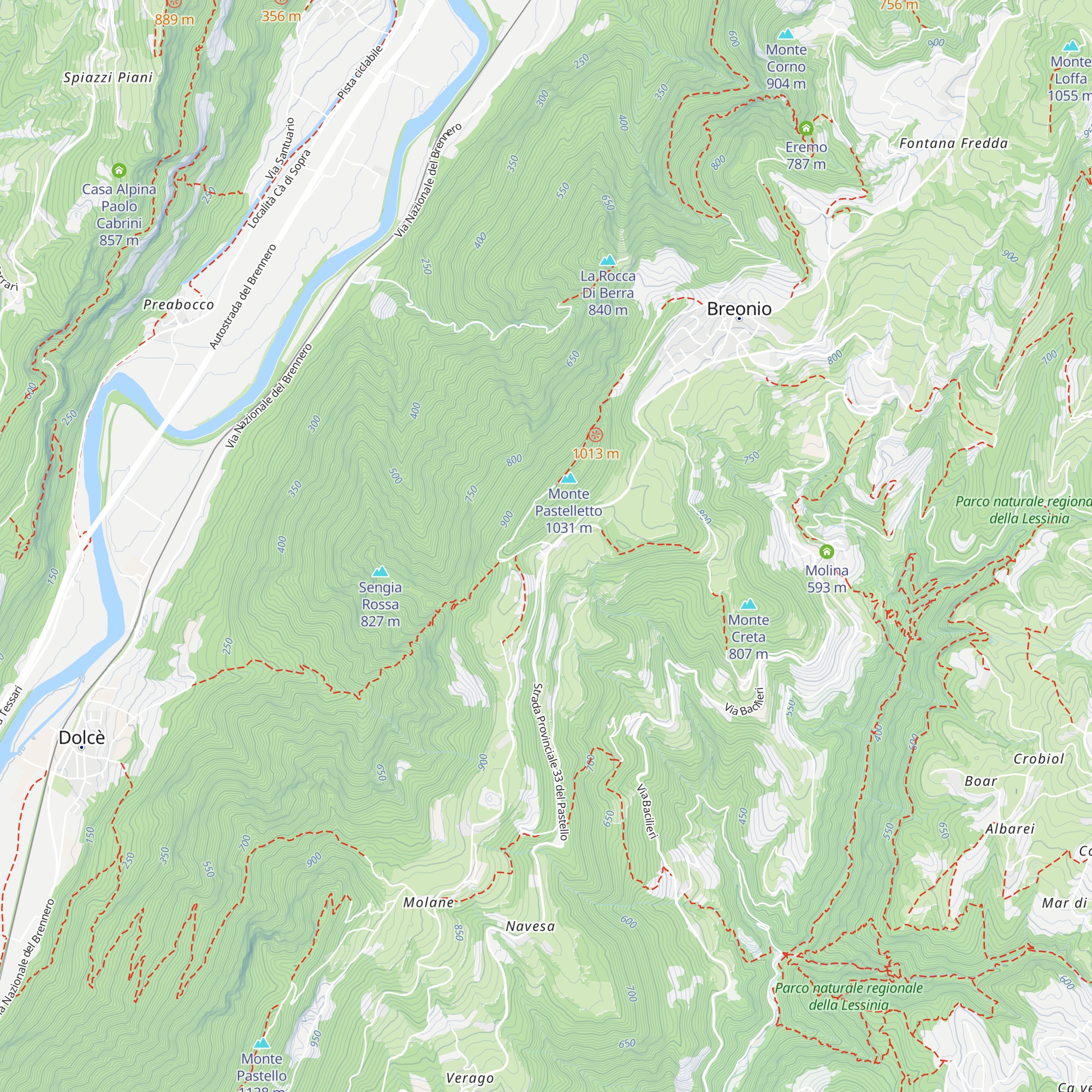 Paroletto map