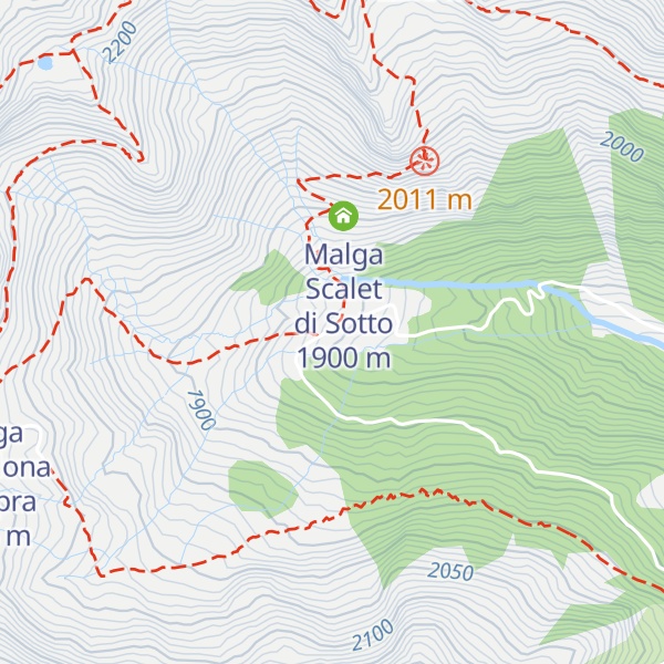 Map of Malga Bordolona di Sotto