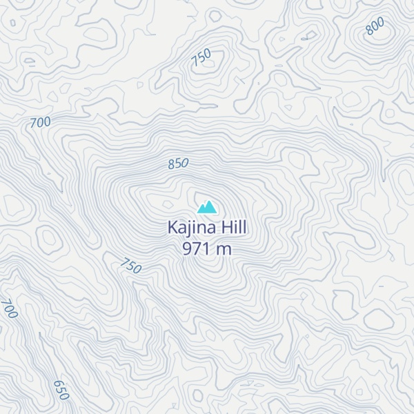Map of Kajina Hill