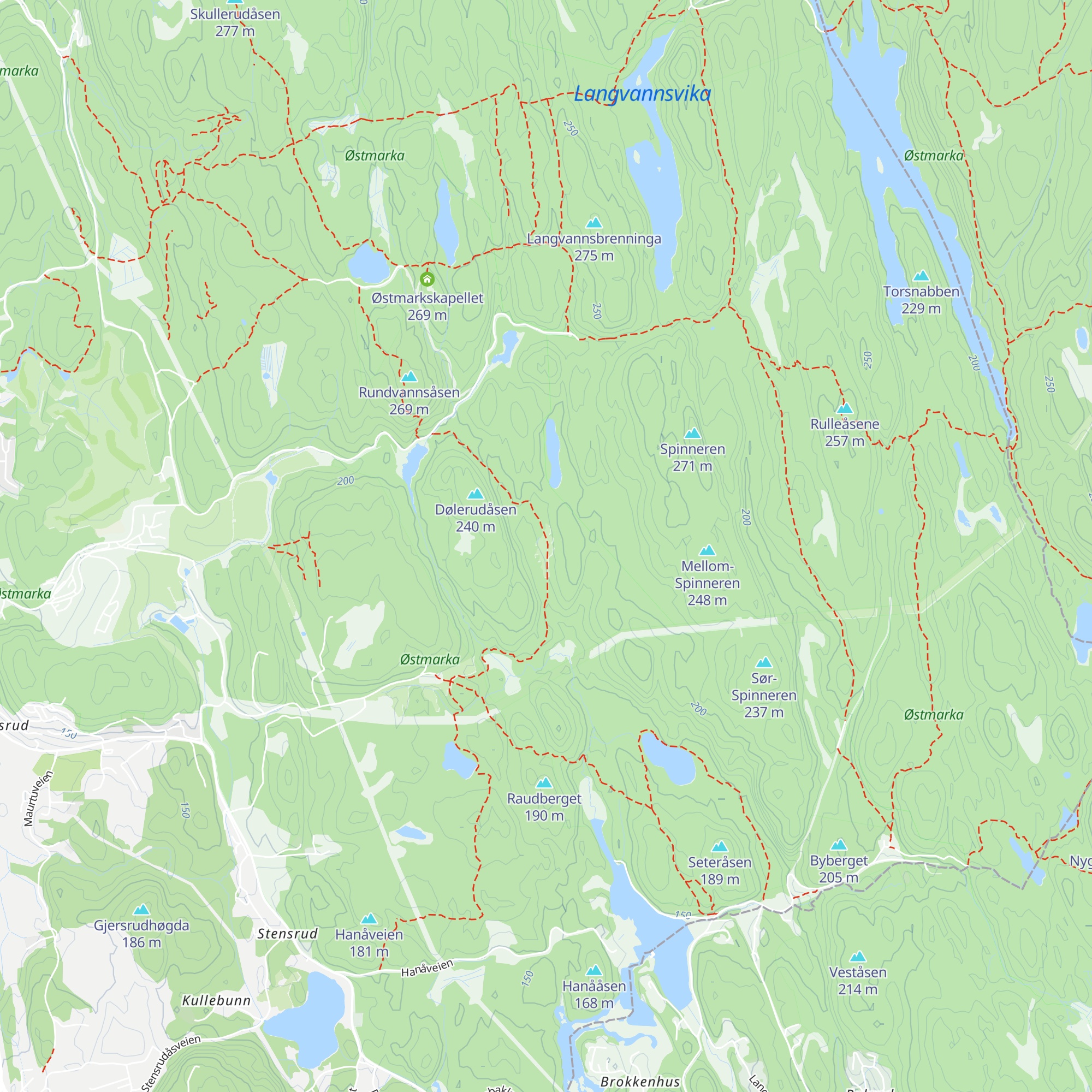 Dølerud map