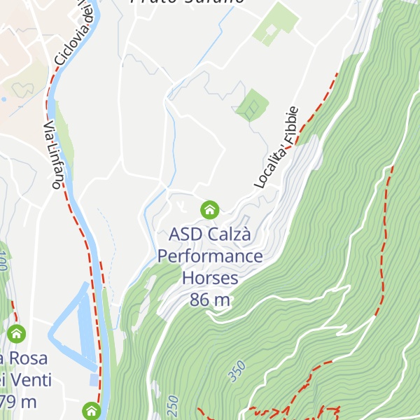 Map of ASD Calzà Performance Horses