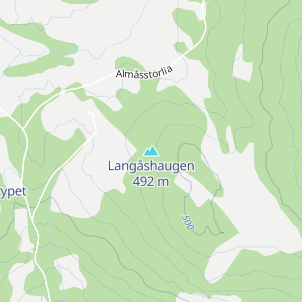 Map of Langåshaugen