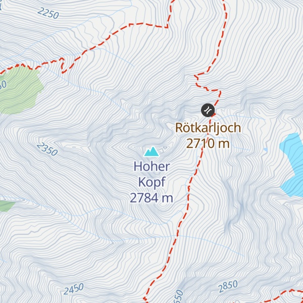Map of Hoher Kopf