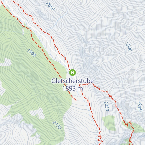 Map of Gletscherstube