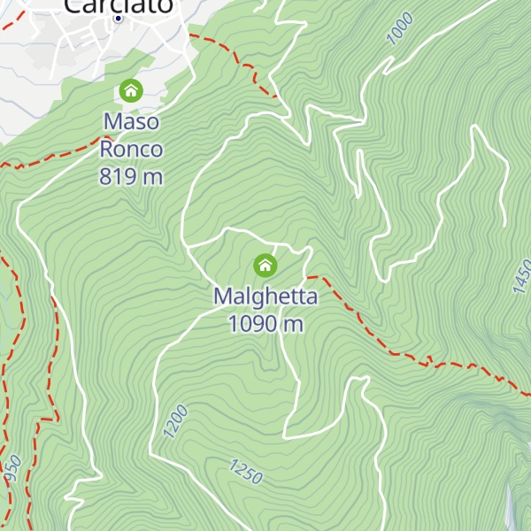 Map of Malghetta