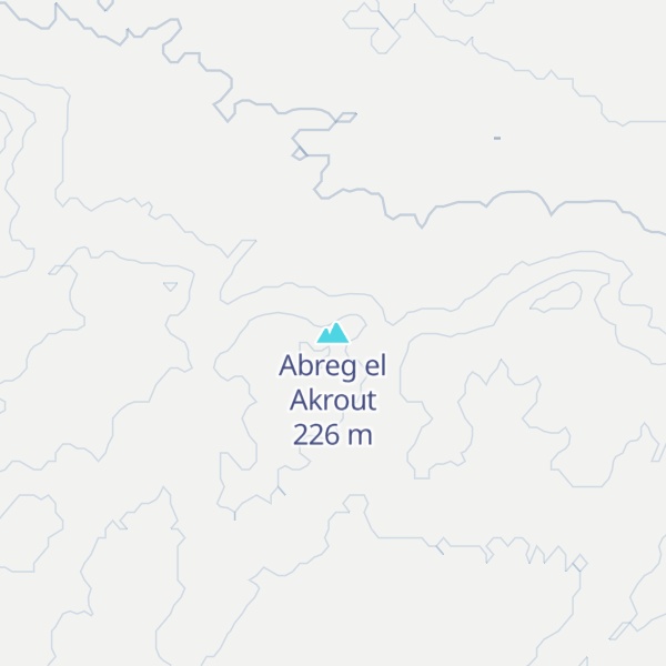 Map of Abreg el Akrout