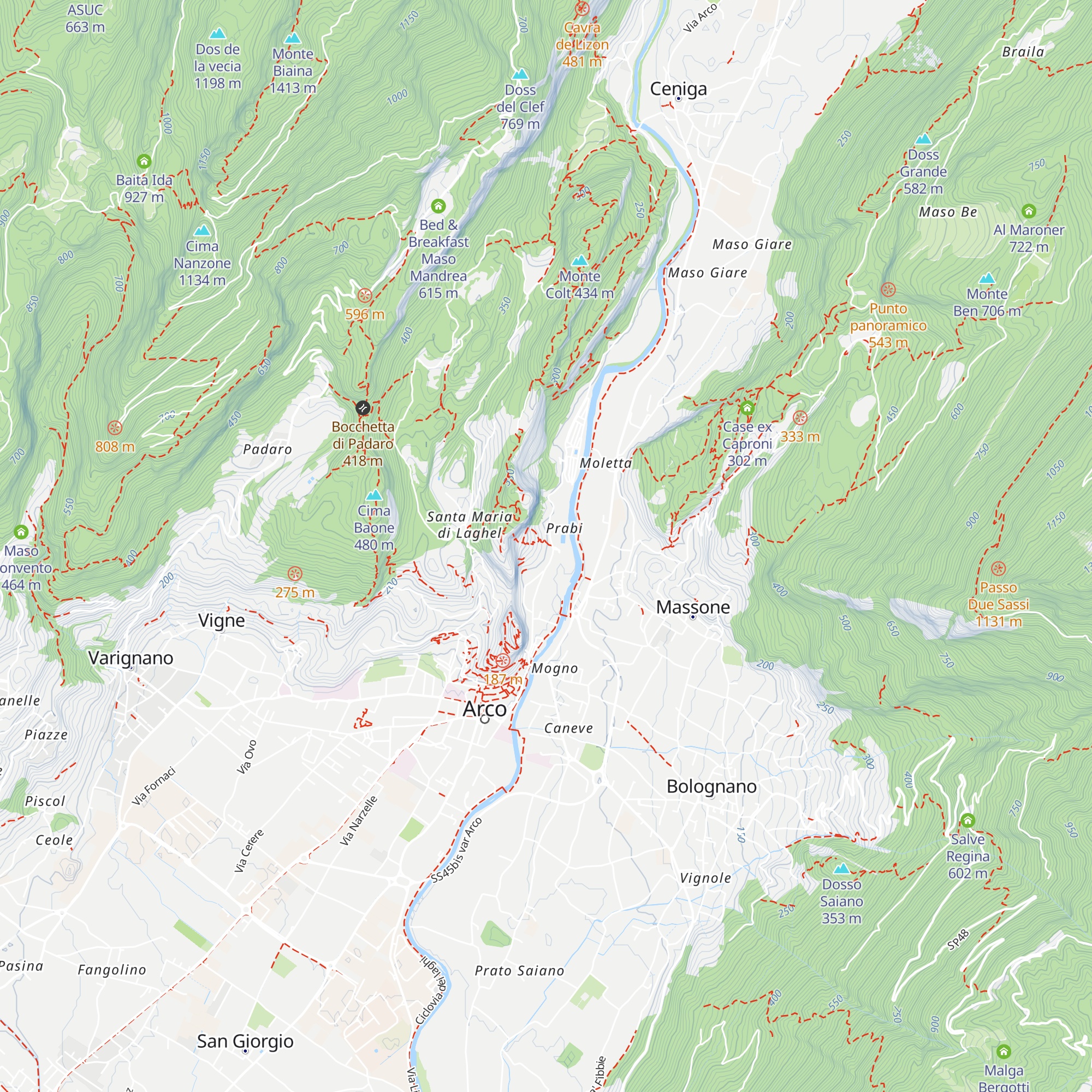 Capanna Alpini map