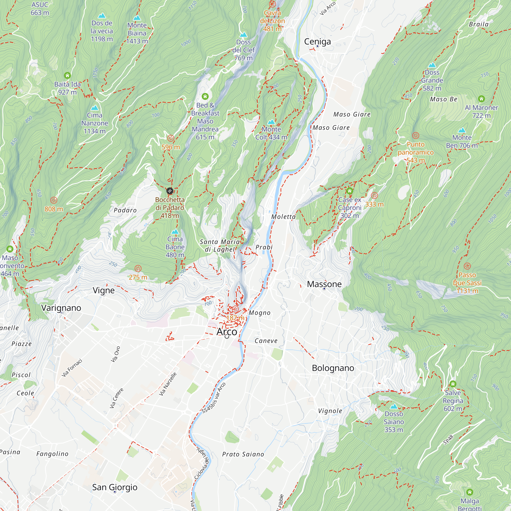 Capanna Alpini map