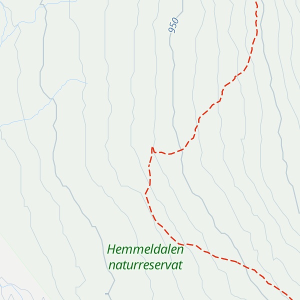 Map of Godlidalshytta