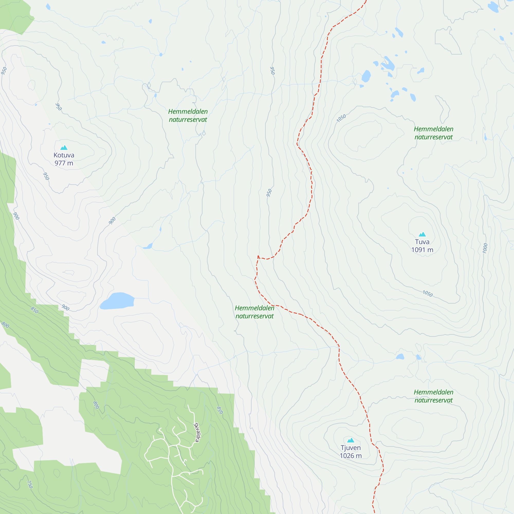 Godlidalshytta map