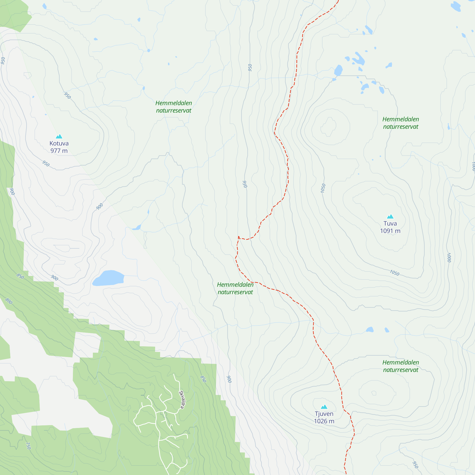 Godlidalshytta map