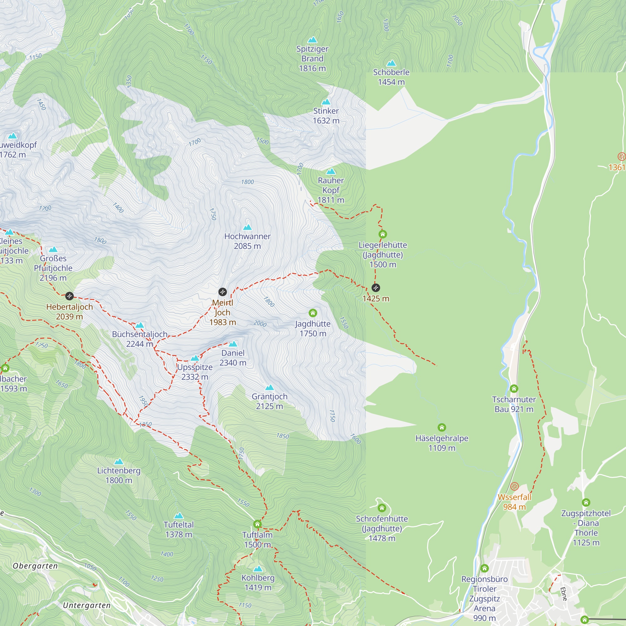 Jagdhütte map