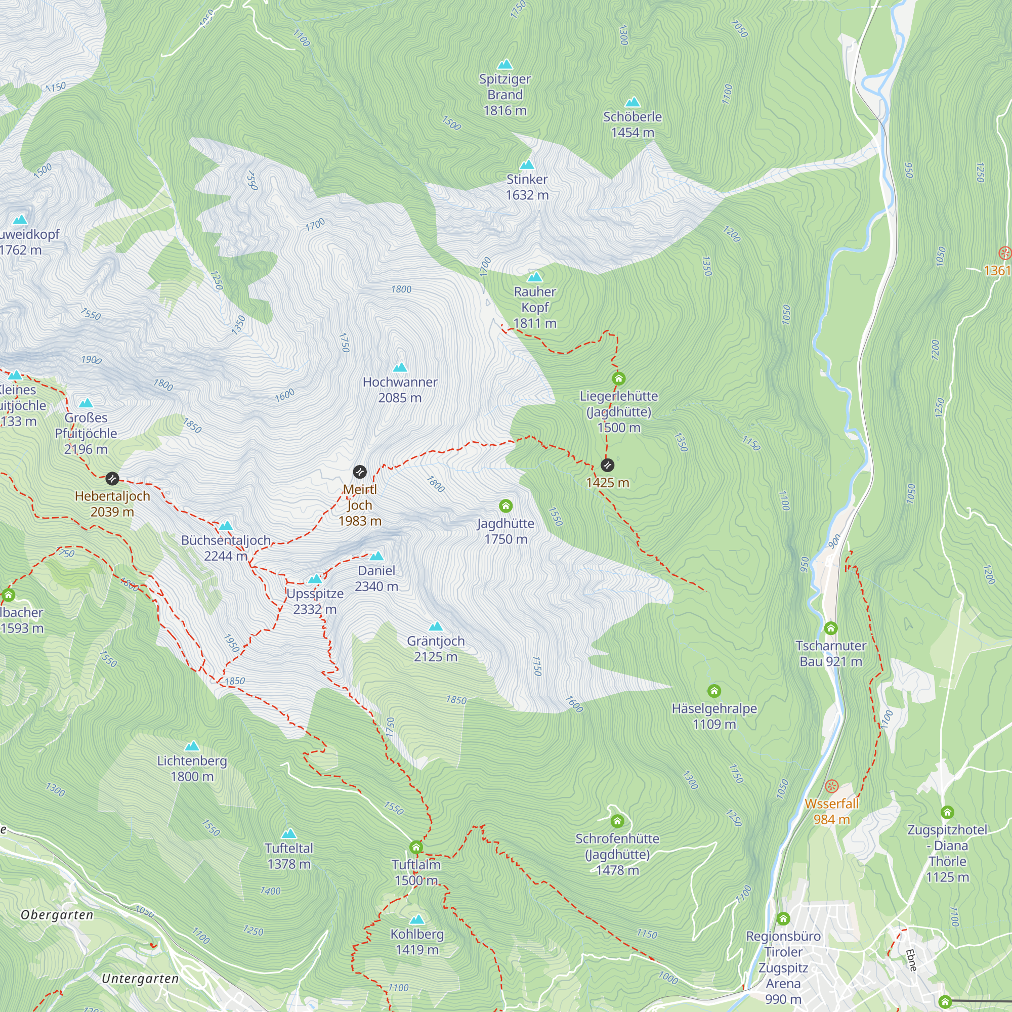 Jagdhütte map