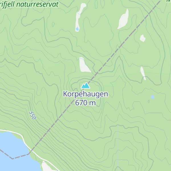 Map of Korpehaugen