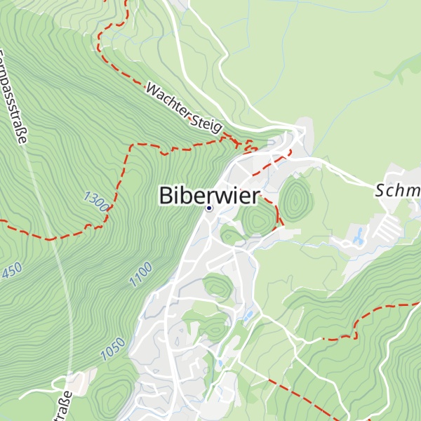 Map of Tourismus Info Biberwier