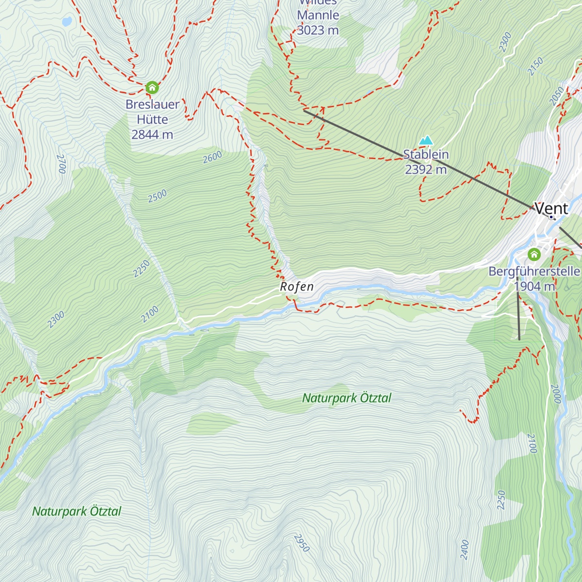 Gasthaus Rofenhof map