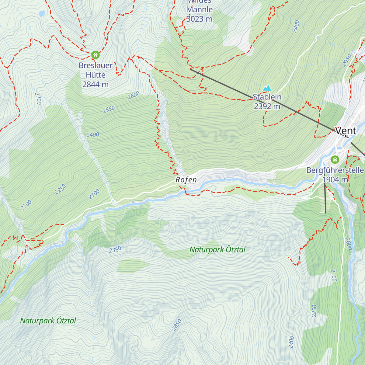 Gasthaus Rofenhof map