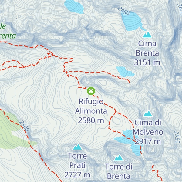 Map of Rifugio Alimonta