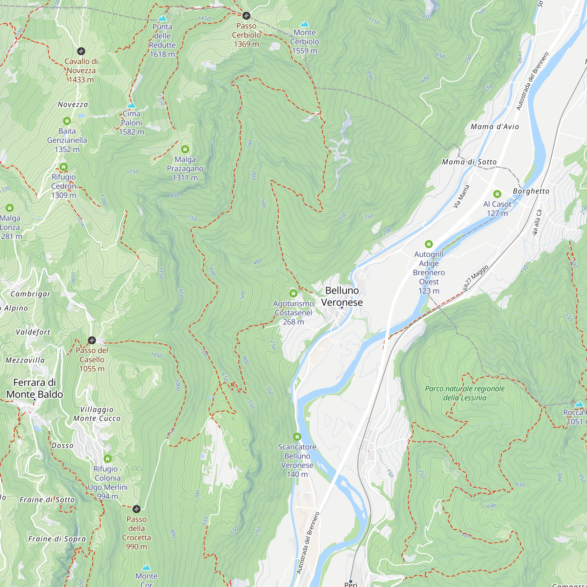 Agriturismo Costasenel map