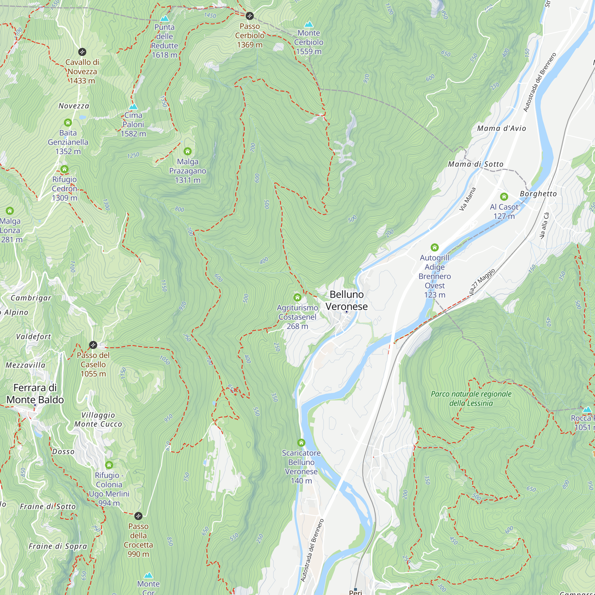 Agriturismo Costasenel map