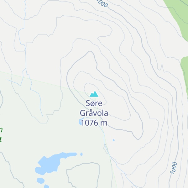 Map of Søre Gråvola