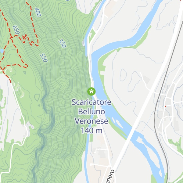 Map of Scaricatore Belluno Veronese